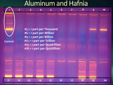 aluminum and hafnia